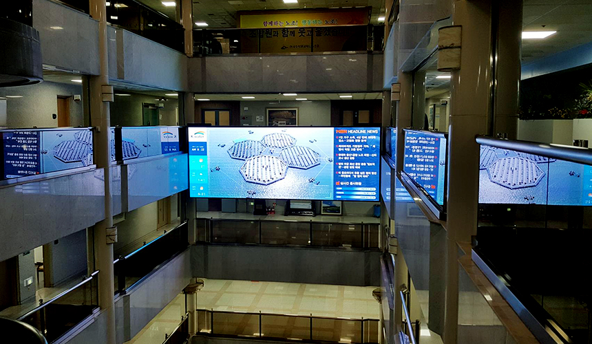 인텔리안시스템즈 한국수자원공사 본사 미디어 시스템 구축
